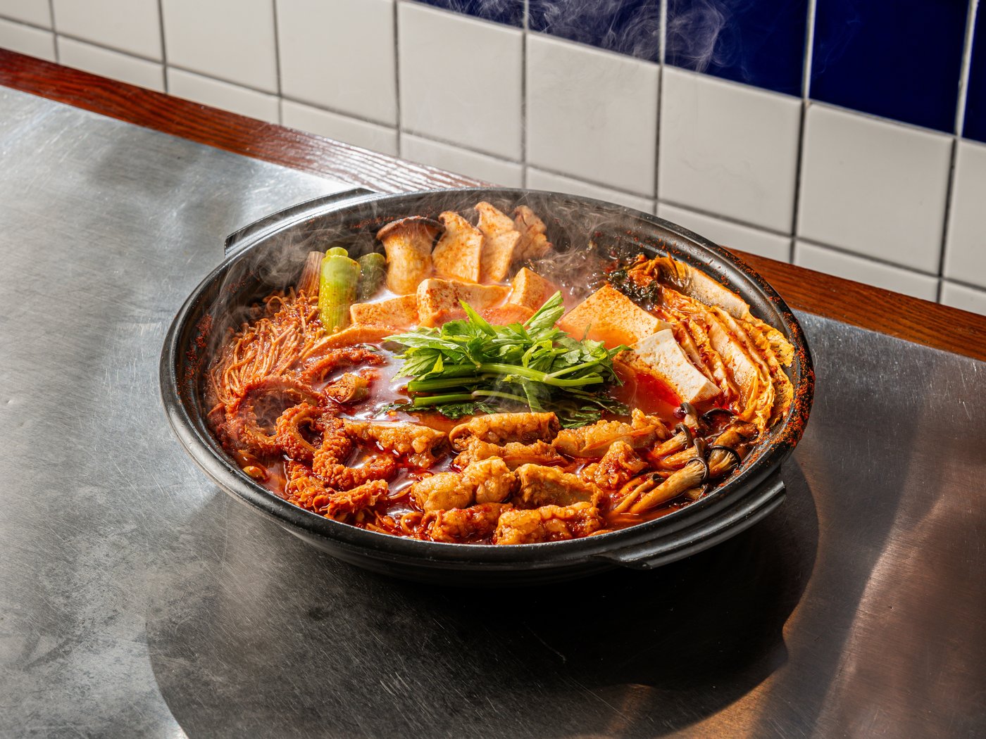 한우곱창전골 · 곱창전골